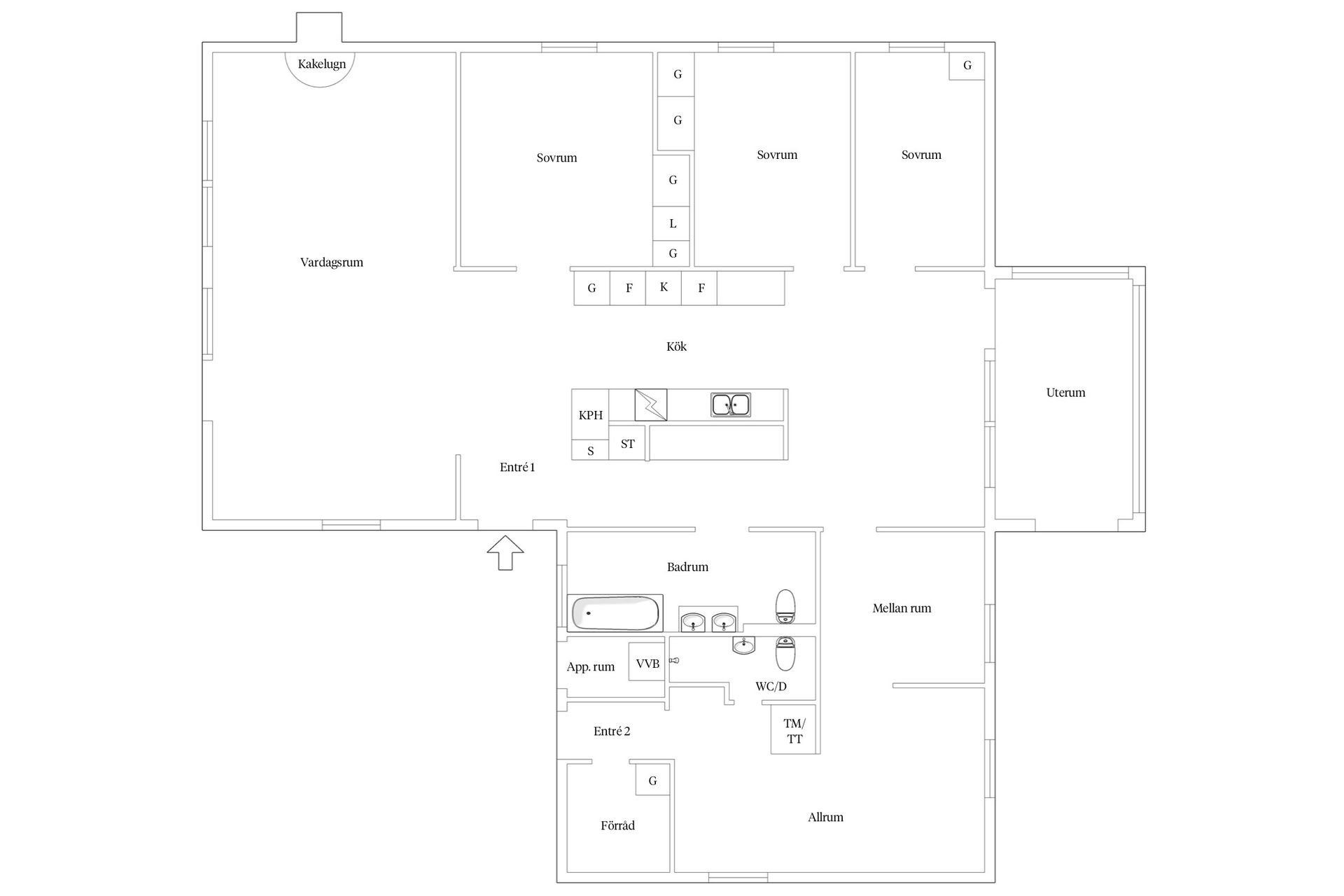 Villa, Fornborgsvägen 15, Solgård, Huddinge
