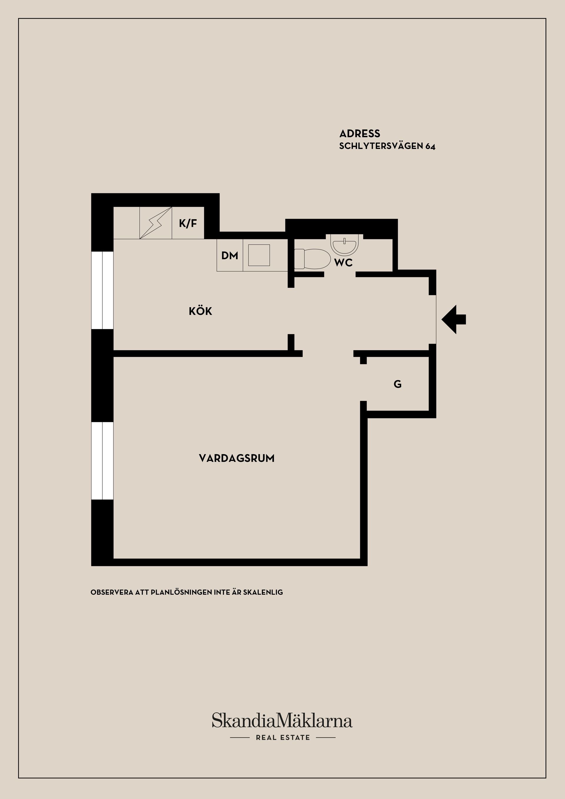 Bostadsrätt, Schlytersvägen 64, Aspudden, Stockholm