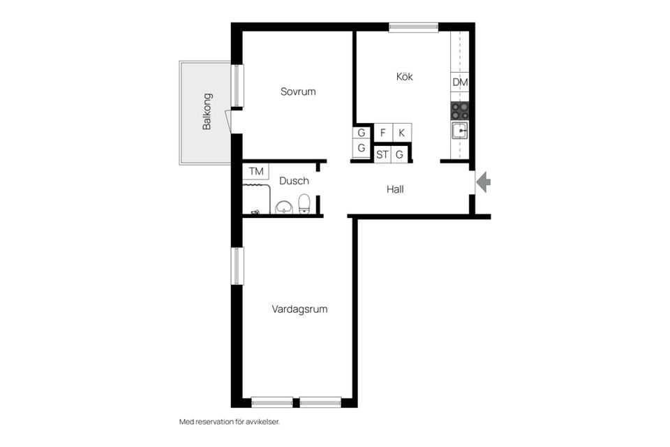 Bostadsrätt, Västra Ringvägen 102, Kullen, Härnösand