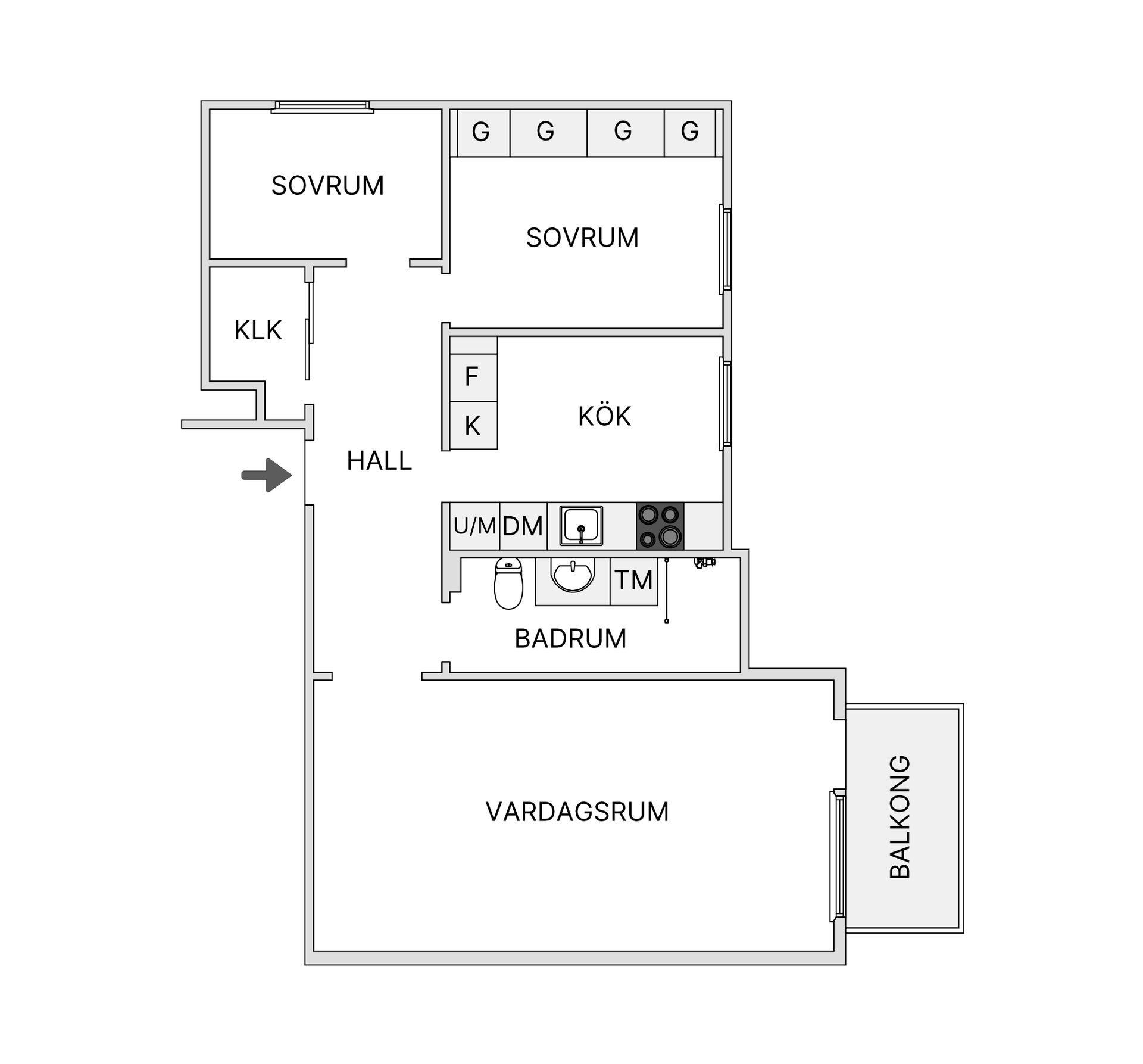 Bostadsrätt, Lindormsgatan 27, Sjöbo, Borås