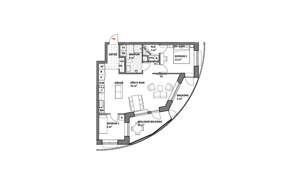 Bostadsrätt, Mossholmsvägen 3, Tjörn