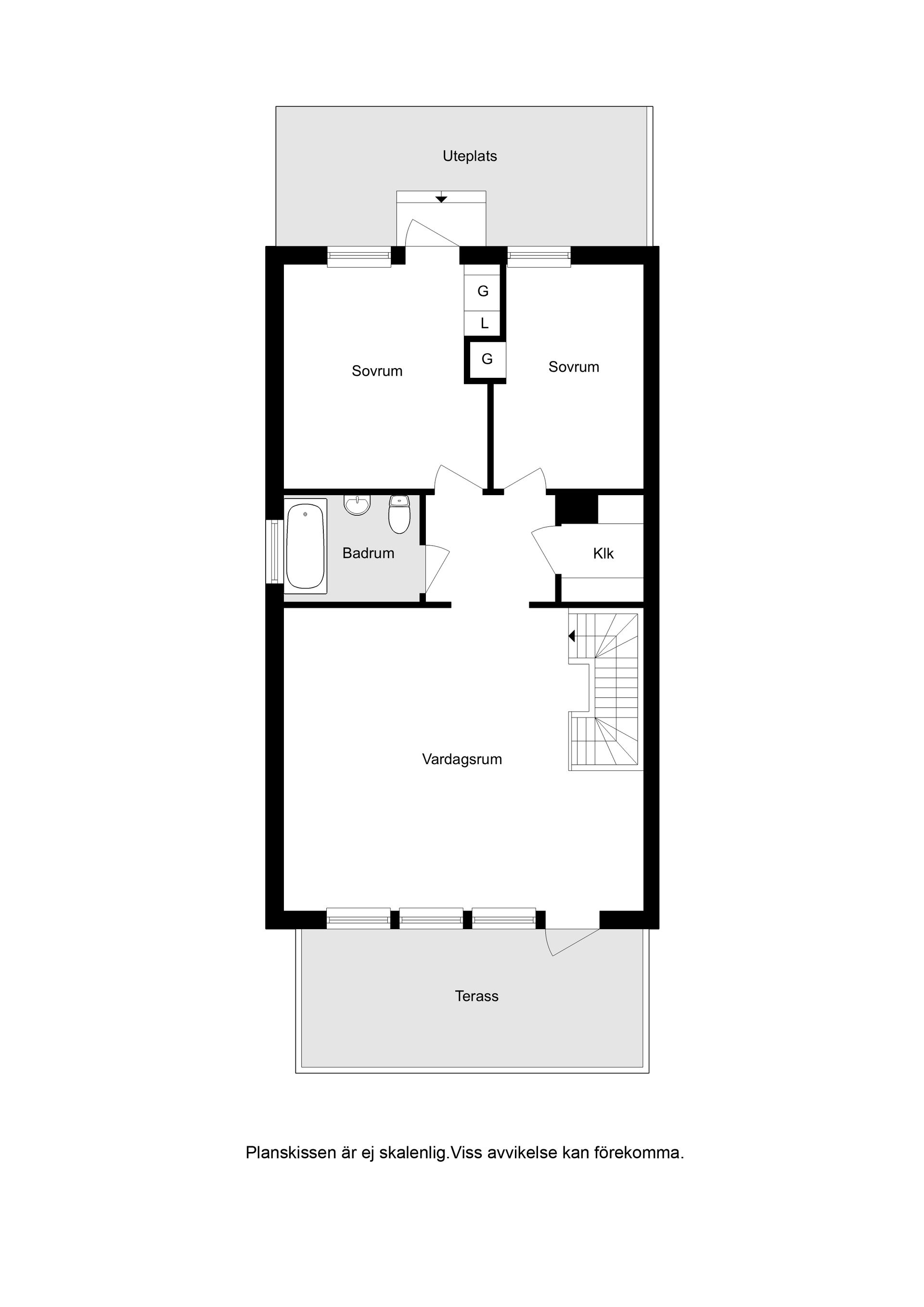 Radhus, Särdalsvägen 34B, Haverdal, Halmstad