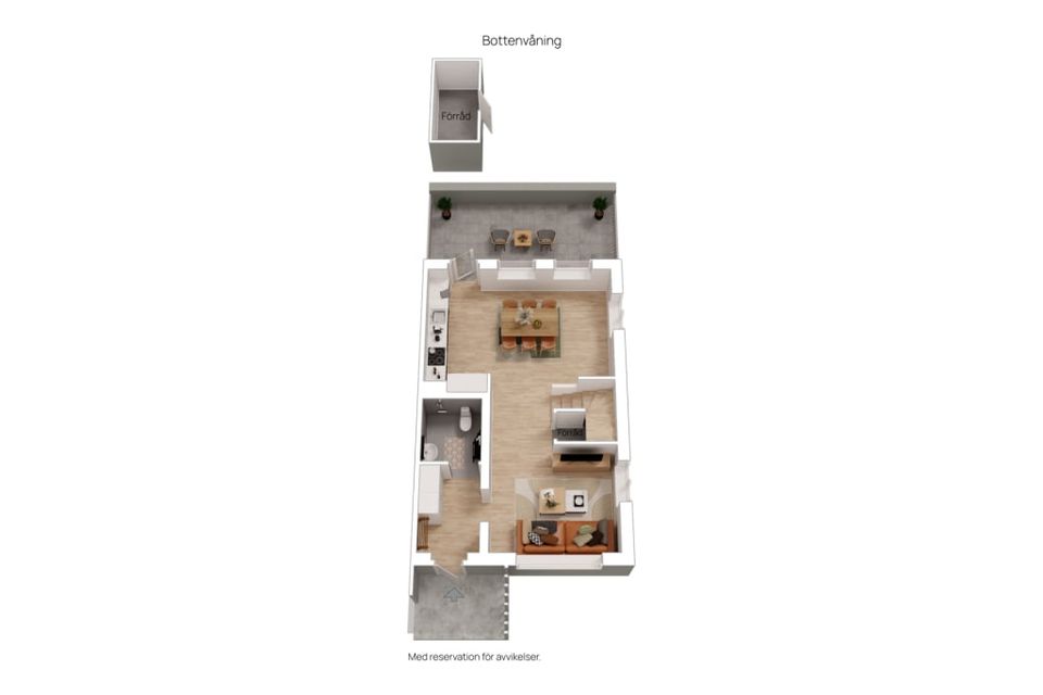 Radhus, Vanadisvägen 4a, Enköping