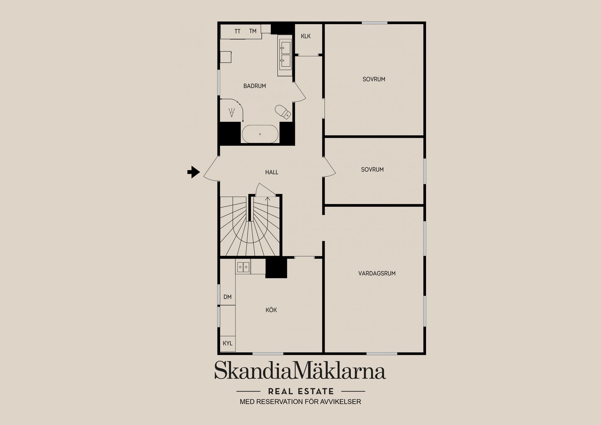 Villa, Eklundavägen 6B, Harbo, Heby