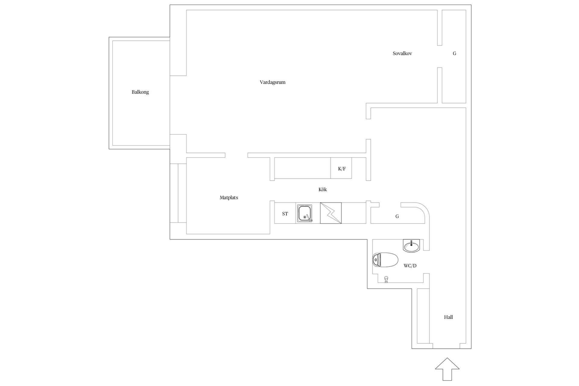 Bostadsrätt, Frödingsvägen 4, Fredhäll, Stockholm
