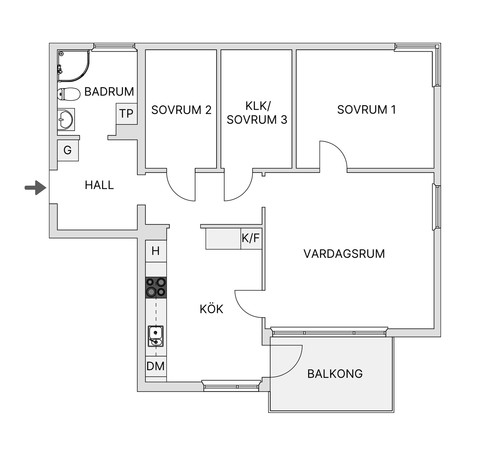 Bostadsrätt, Glanshammarsgatan 17, Hagsätra, Stockholm