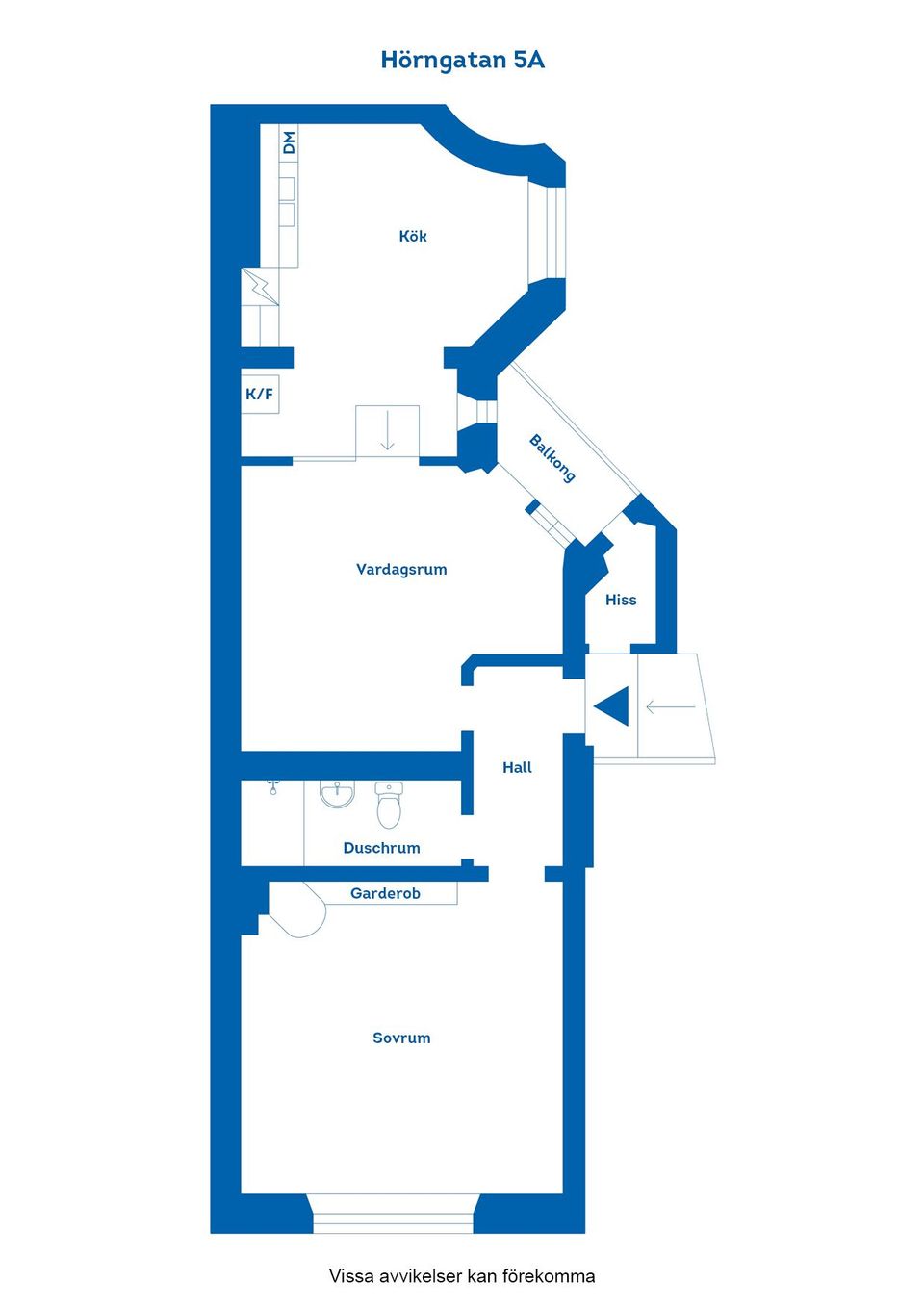 Bostadsrätt, Hörngatan 5A, Centralt, Norrköping