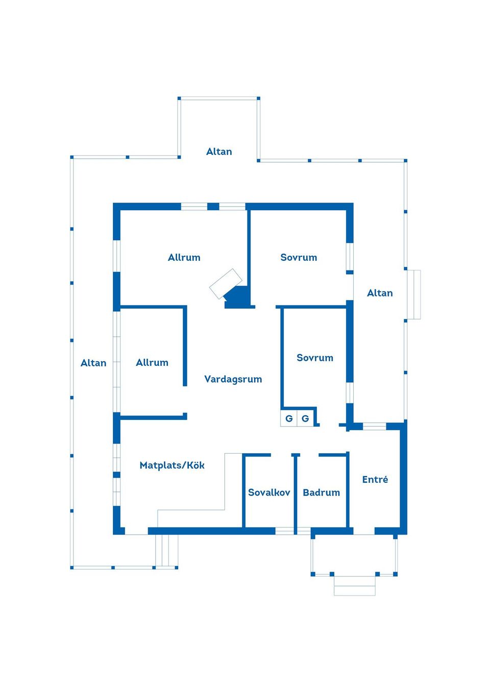 Villa, Hjortseryd 233, Ronneby kommun, Ronneby