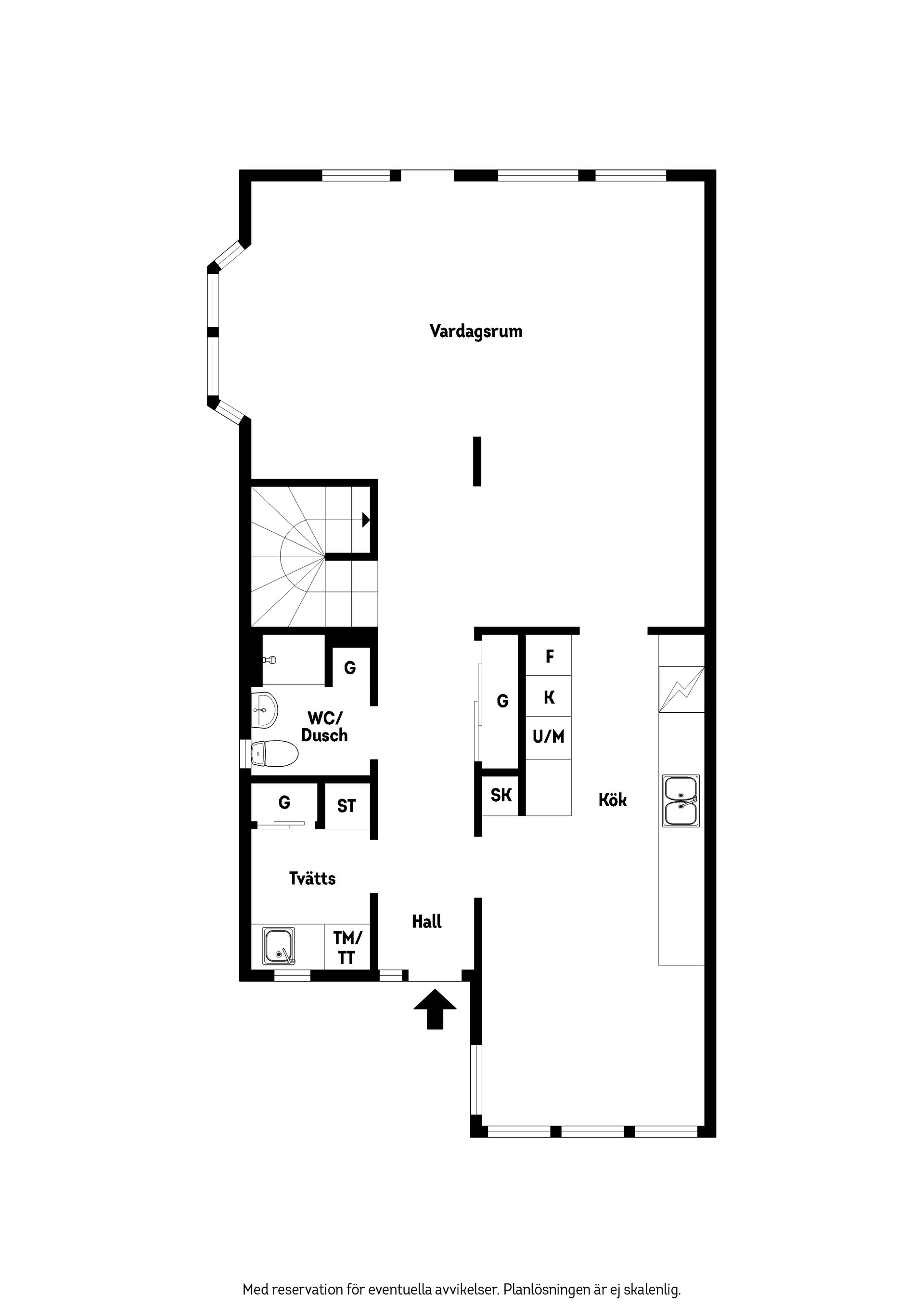 Radhus, Fogdegatan 9A, Centrum, Halmstad