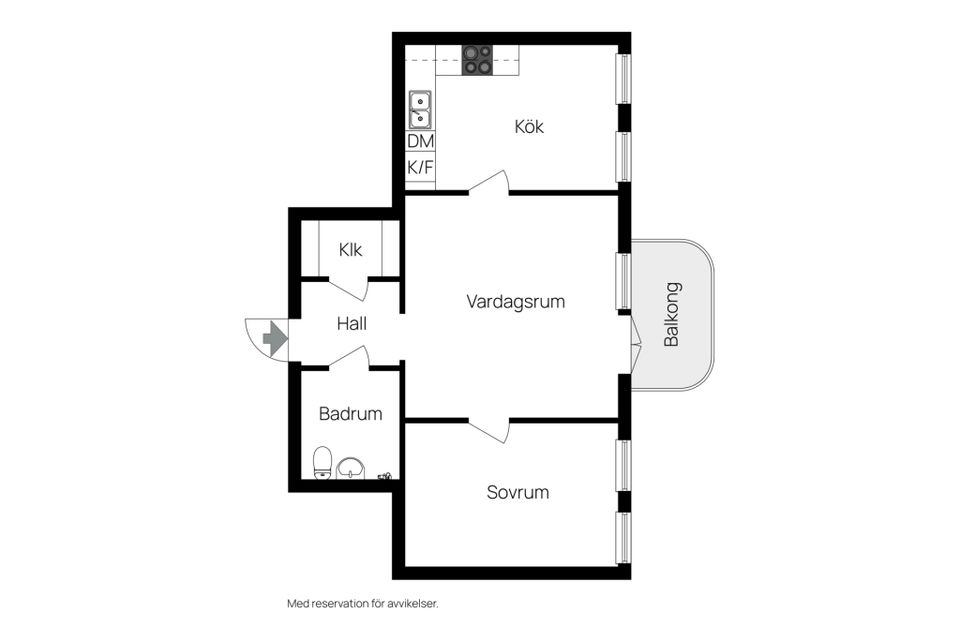 Bostadsrätt, Östra Ågatan 73E, Centrum, Uppsala