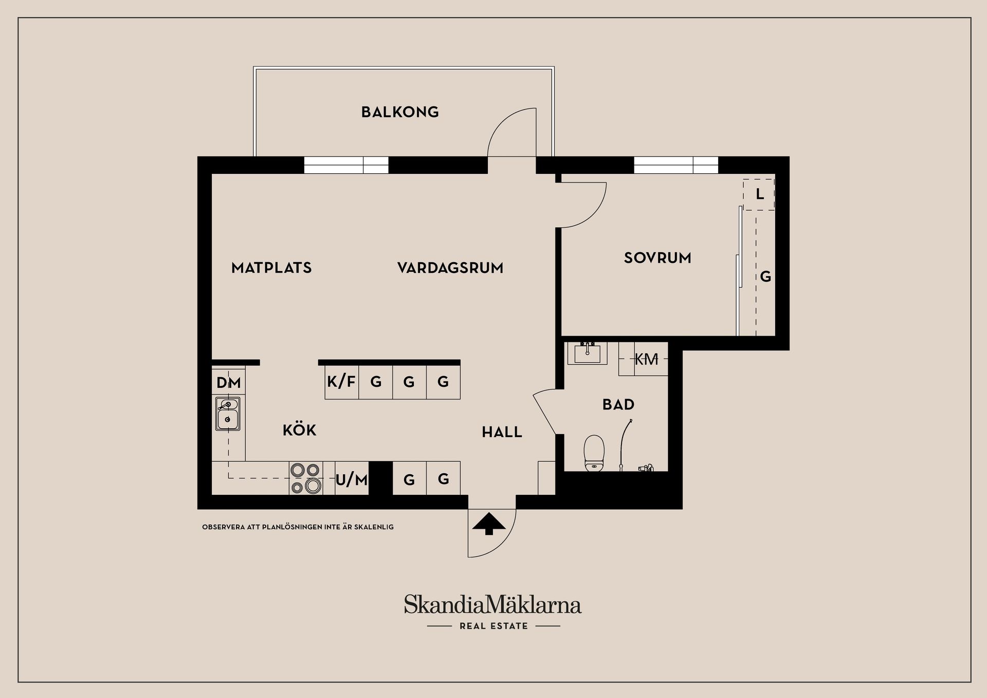 Bostadsrätt, Väderkvarnsgatan 6, våning 3 av 3, Jakobsberg, Järfälla