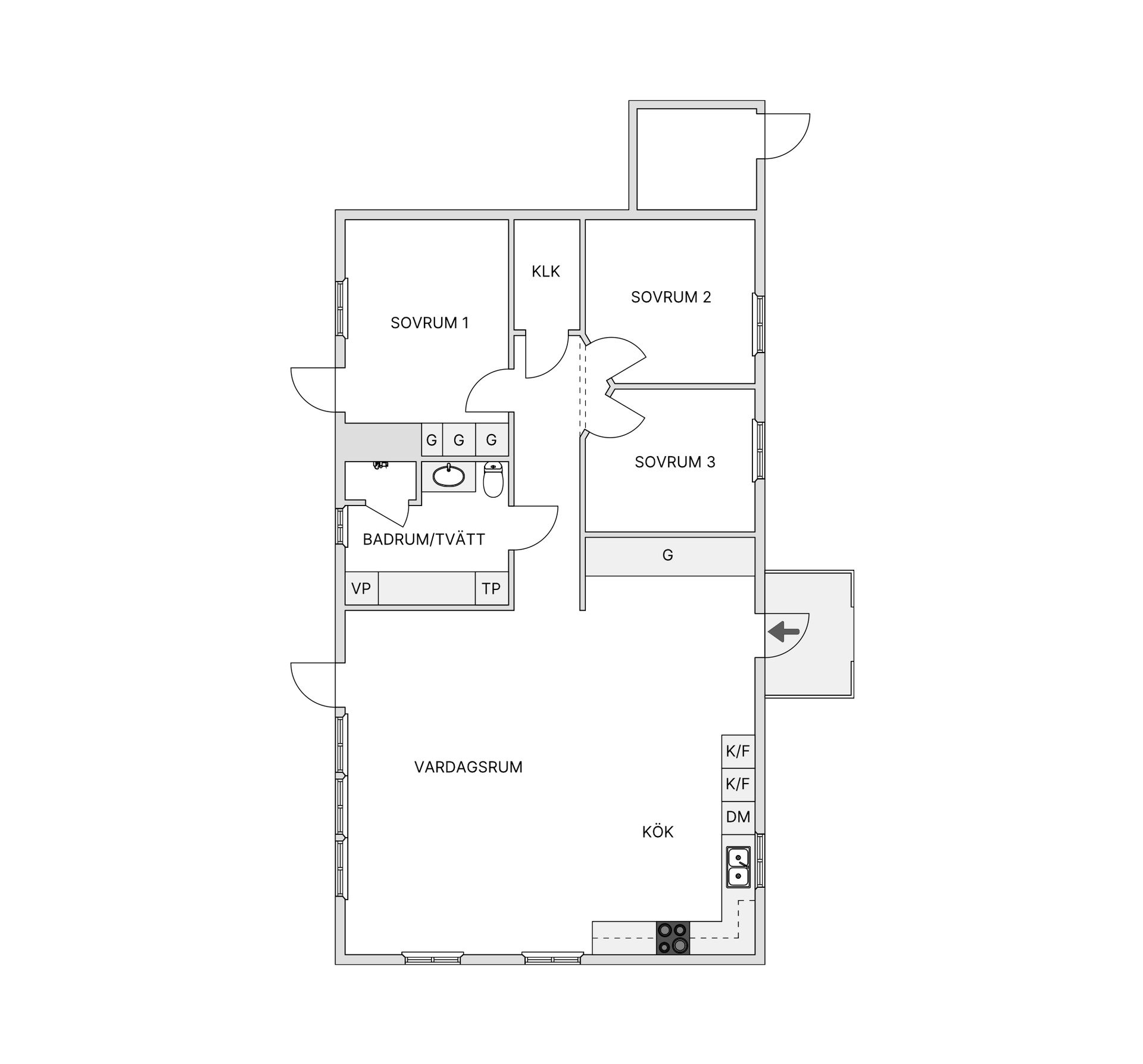 Bostadsrätt, Mjälenhöjden 1E, Mjälen, Ljungby