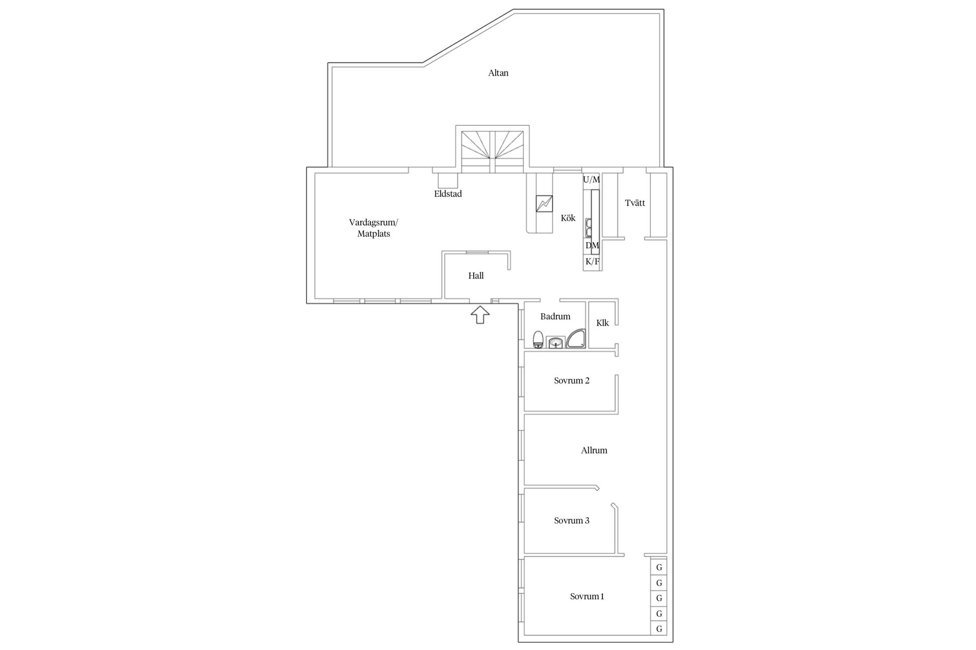 Villa, Anna Svärds väg 18, Hultsberg, Karlstad