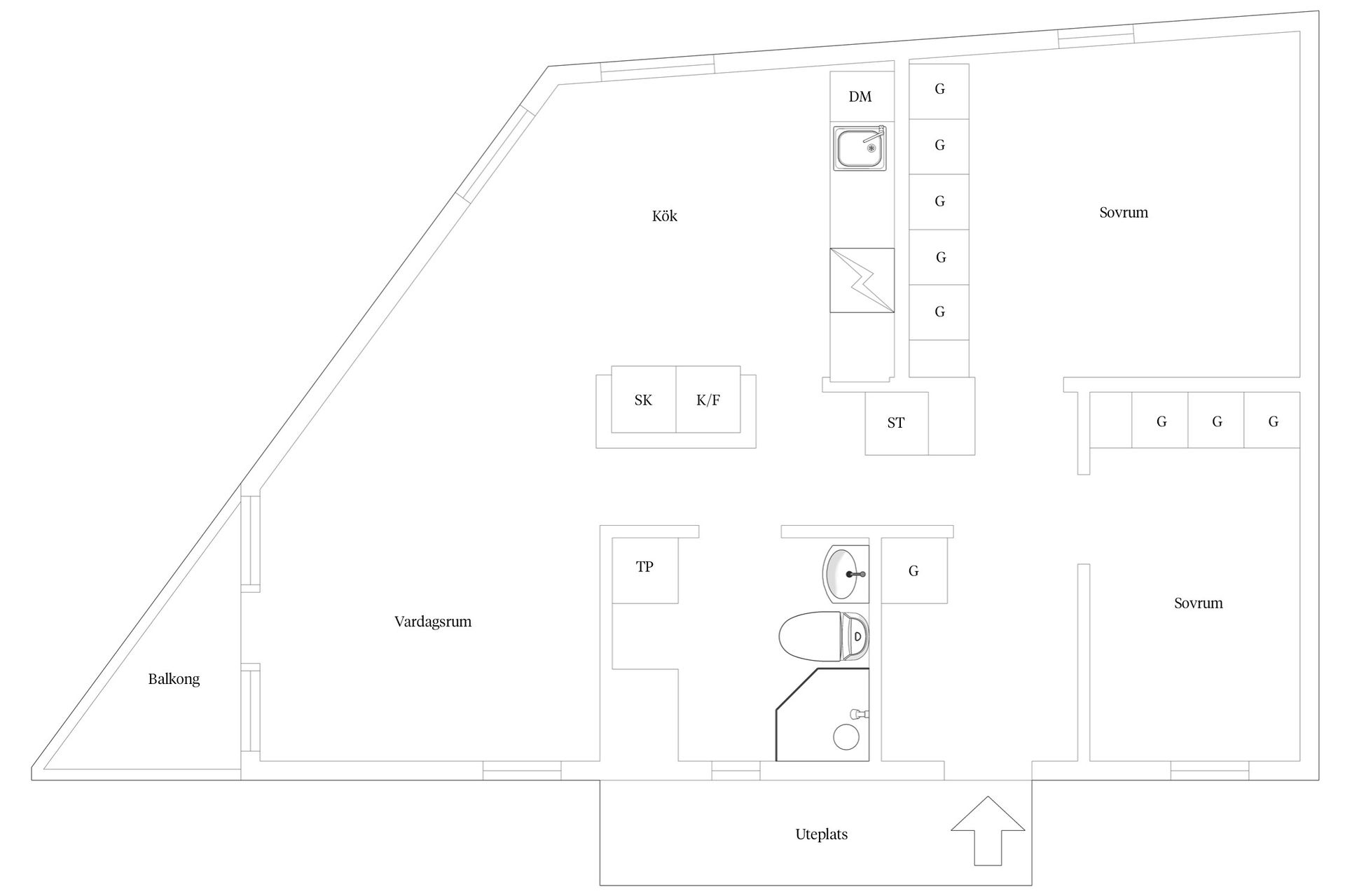 Bostadsrätt, Verkmästaregatan 9, Lindholmen, Göteborg