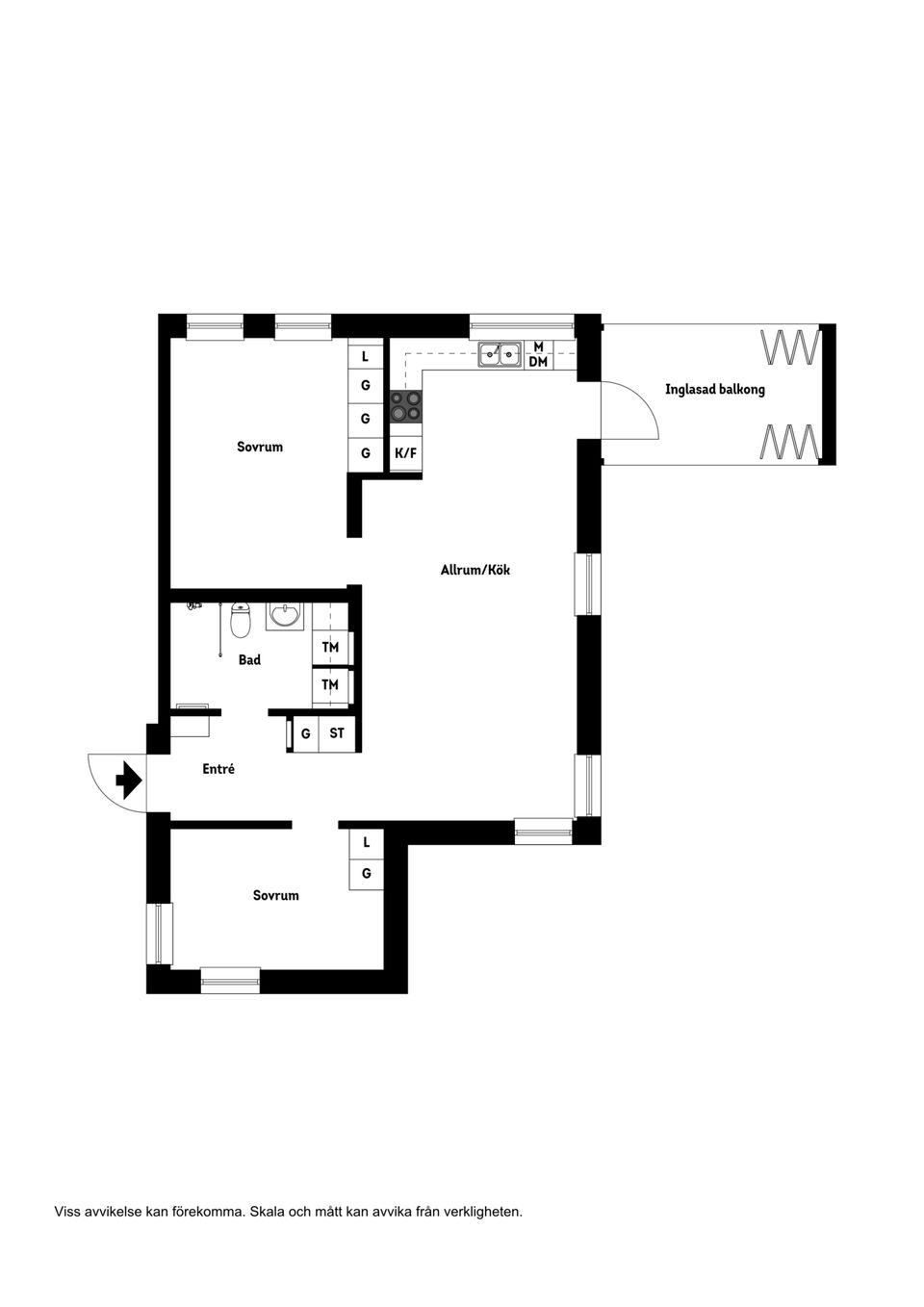 Bostadsrätt, Drottninggatan 1E, Söder, Växjö
