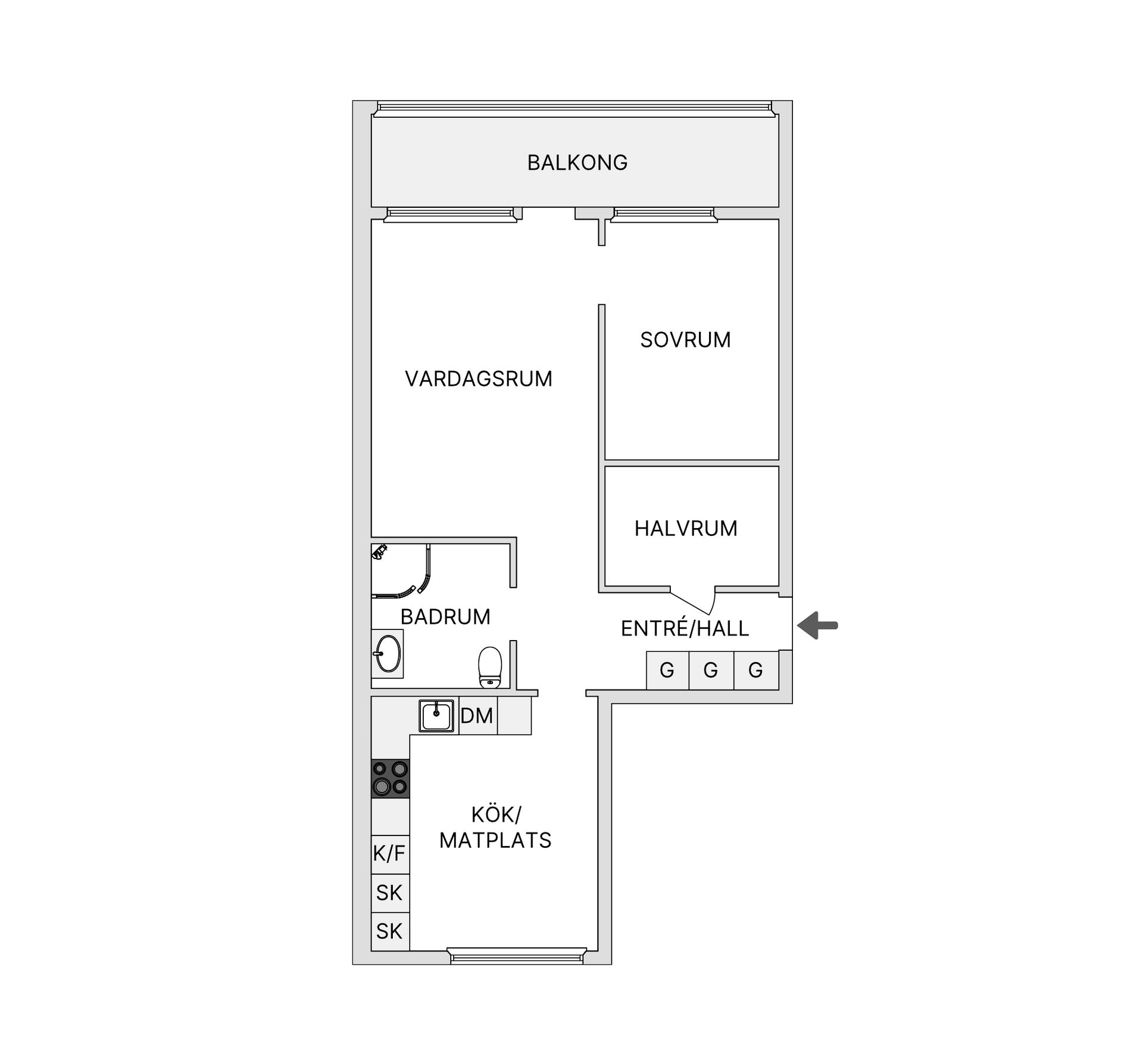 Bostadsrätt, Tvetgatan 233, Tveten, Kungälv