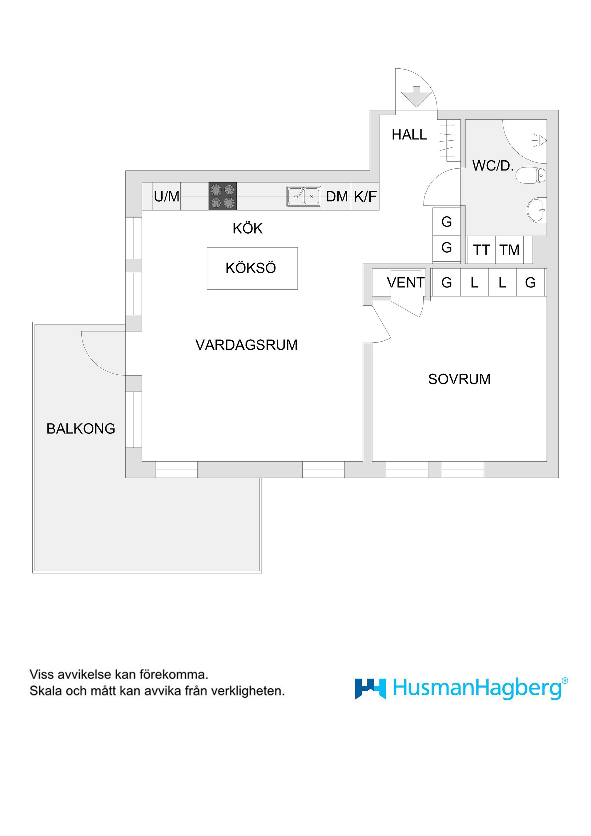 Bostadsrätt, Brogatan 3D, Centrum, Umeå