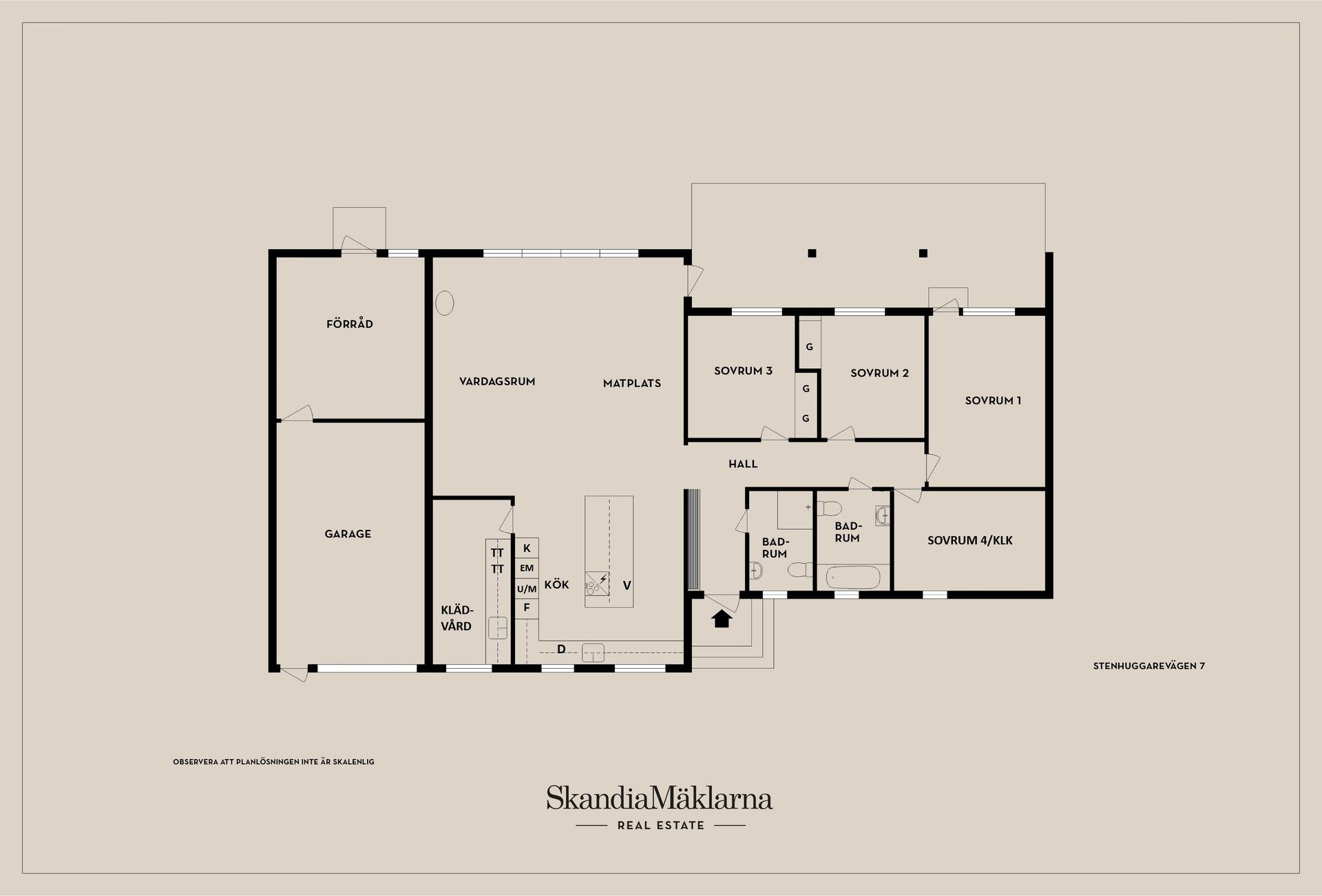 Villa, Stenhuggarevägen 7, Laröd, Helsingborg