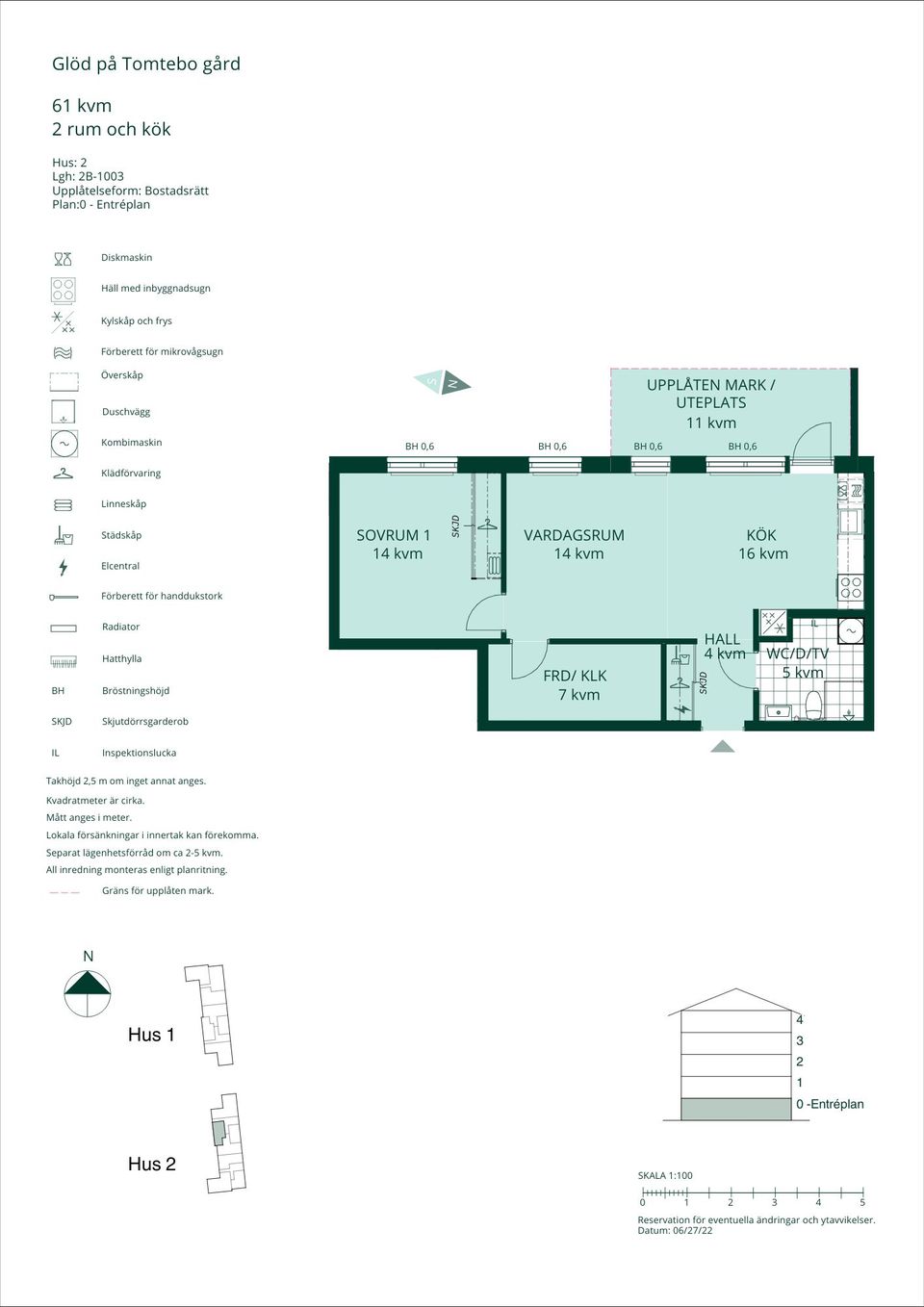 Bostadsrätt, Örtgränd 6, Tomtebo, Umeå