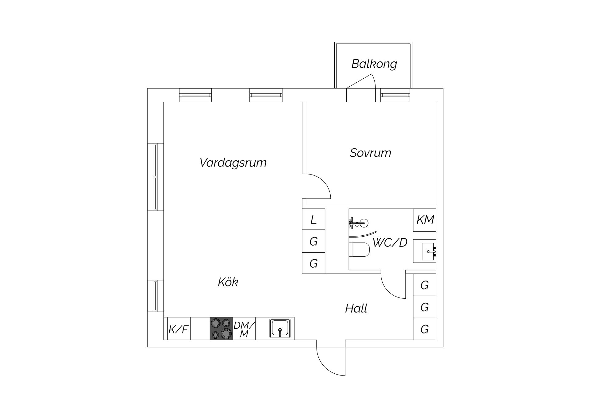 Bostadsrätt, Radiusbacken 39, vån 10/10, Midsommarkransen, Stockholm