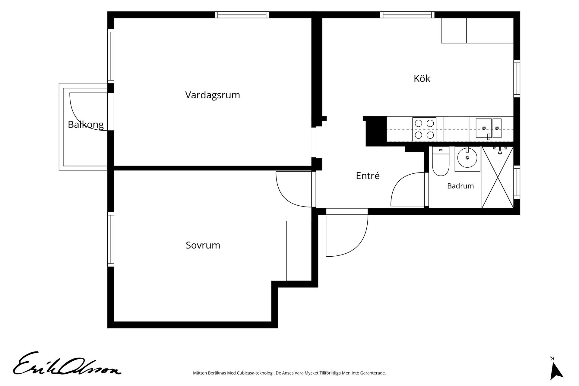 Bostadsrätt, Fridhemsgatan 39B, Östermalm, Sundsvall