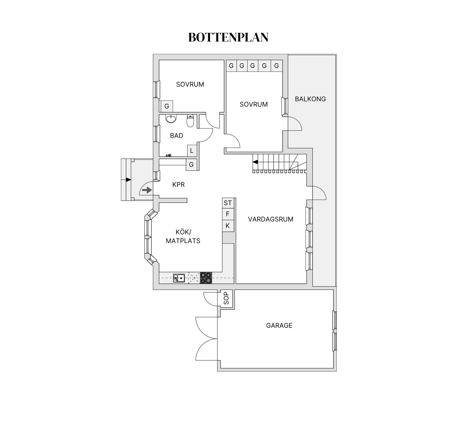 Villa, Curteliusvägen 10, Silfwerbrandshöjden, Gällivare