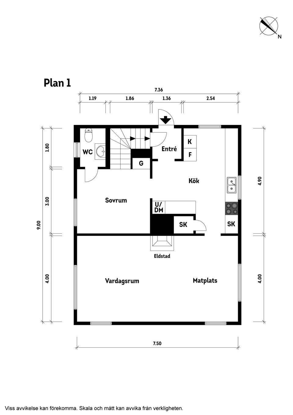 Villa, Tornsborg 4542, Snälleröd, Klippan
