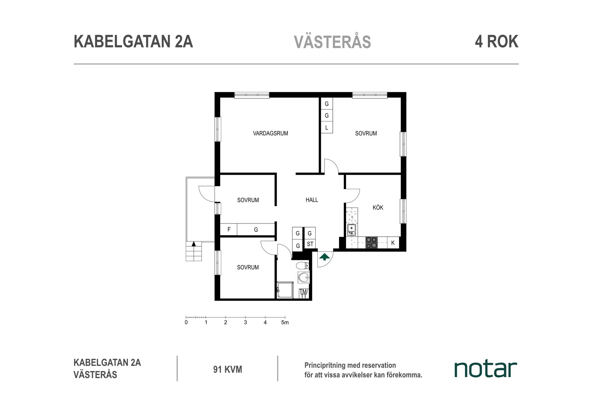Bostadsrätt, Kabelgatan 2A, Sandgärdet, Västerås