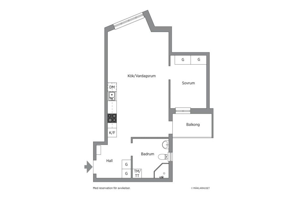 Bostadsrätt, Esplanaden 17B, Centralt - Grossgärdet, Norrtälje