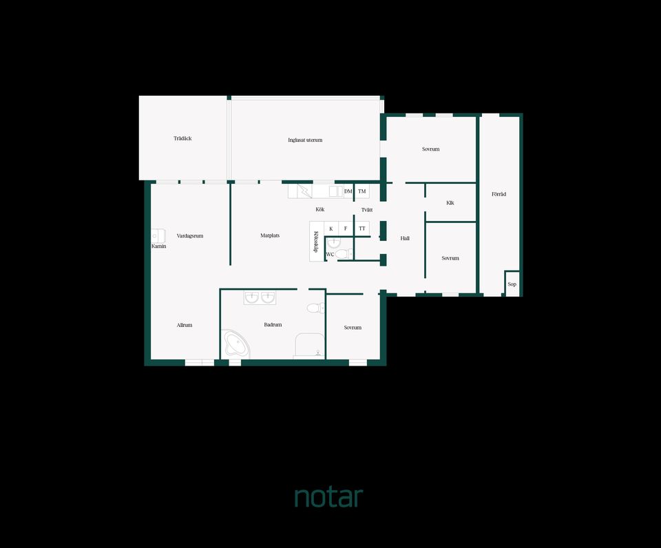 Villa, Innersvängen 36, Norra kroppkärr, Karlstad