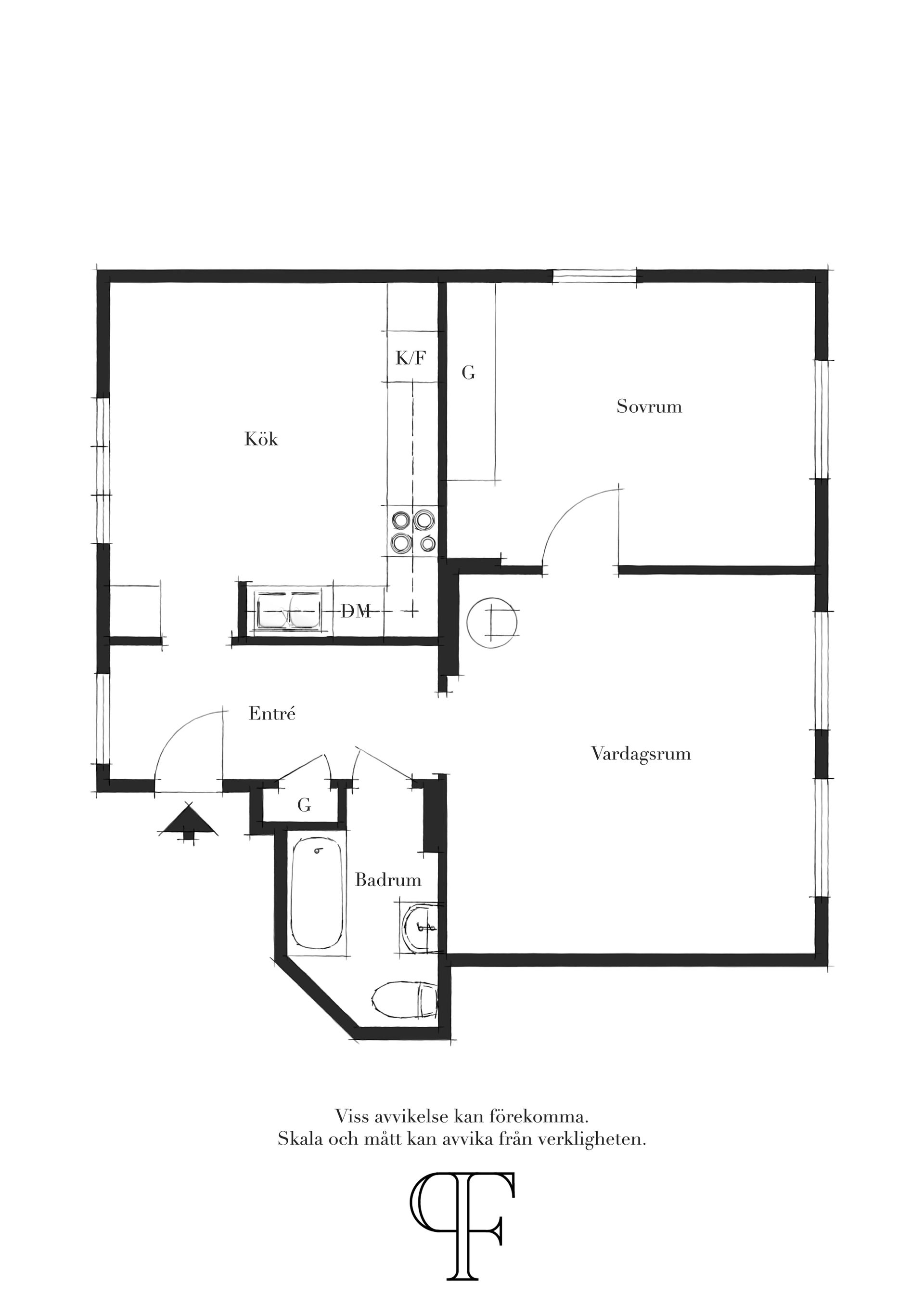 Bostadsrätt, Övre Villagatan 34A, Centralt, Södertälje