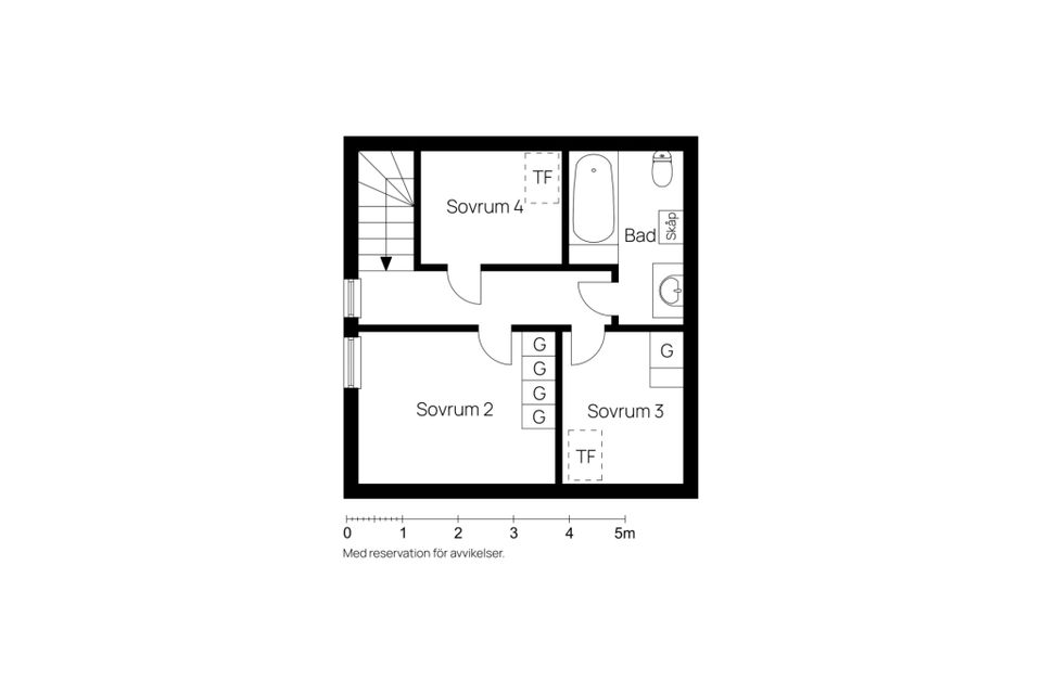 Radhus, Tomtavägen 13B, Cenralt Rimbo, Norrtälje