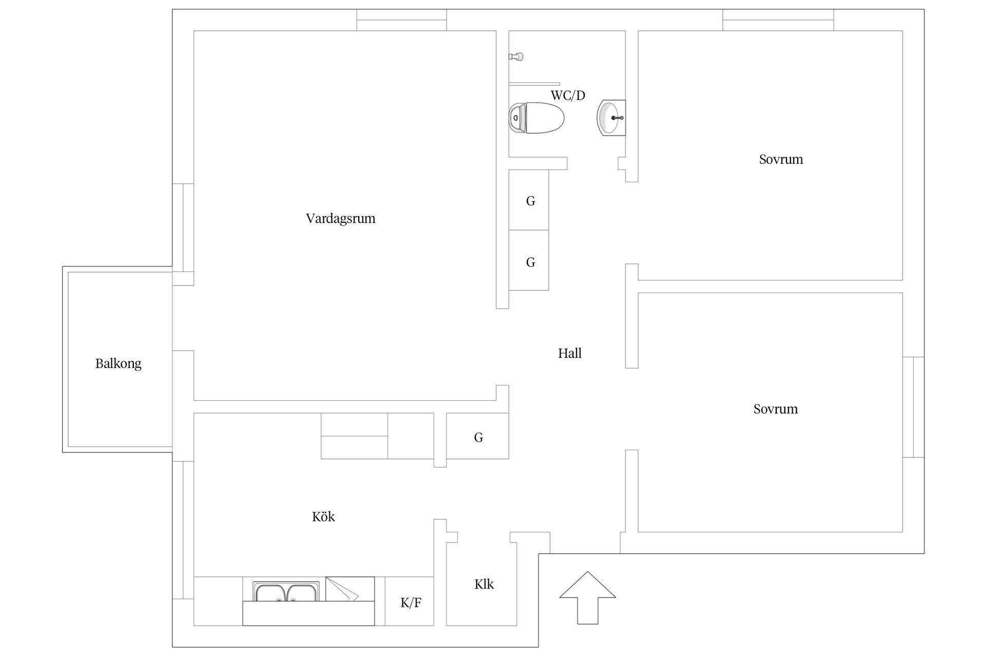 Bostadsrätt, Skrinvägen 2, Gubbängen, Stockholm