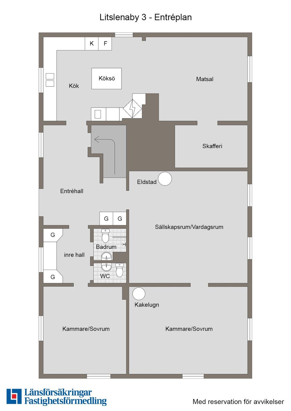 Villa, Litslenaby 3, Litslena, Enköping