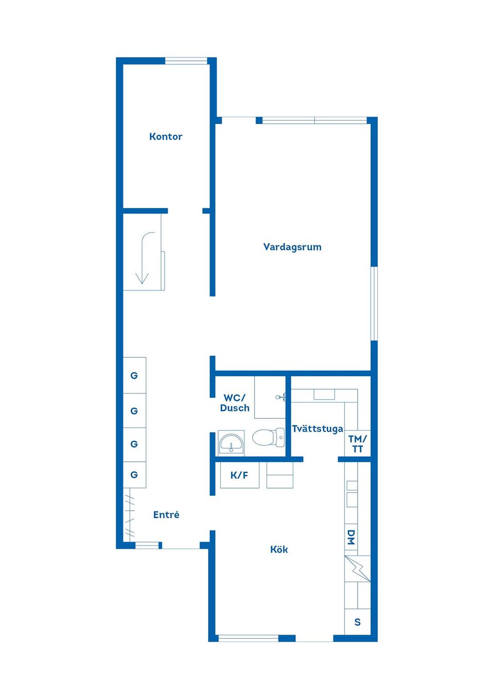 Bostadsrätt, Kittelvägen 8A, Bomhus, Gävle