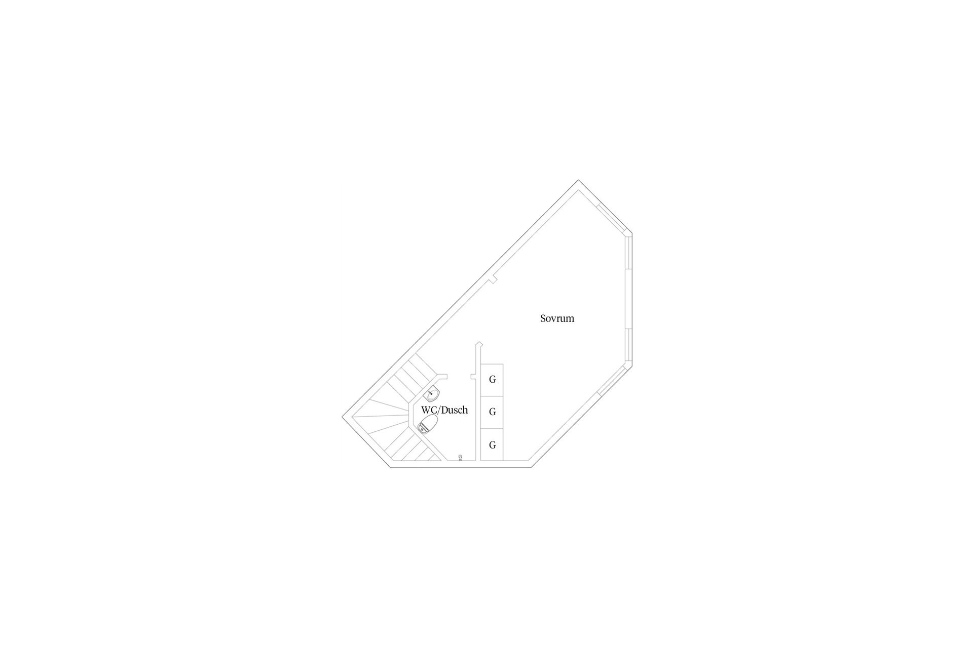 Bostadsrätt, Unamans väg 1, Kampen, Växjö