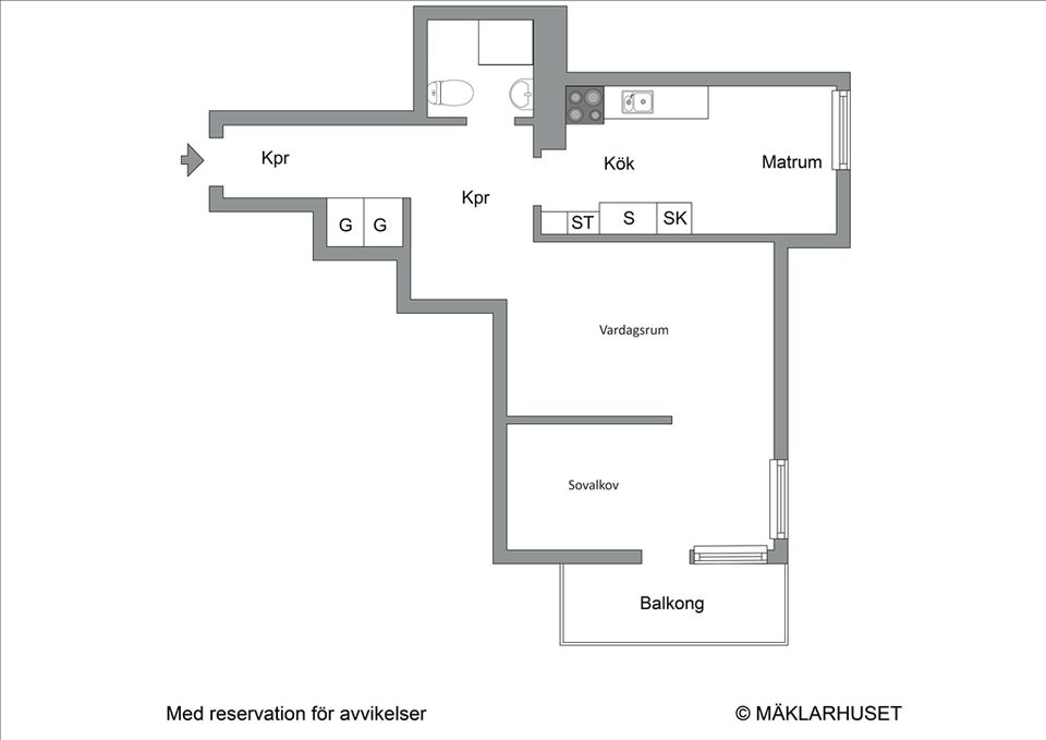 Bostadsrätt, Luxgatan 13, Lilla Essingen, Stockholm