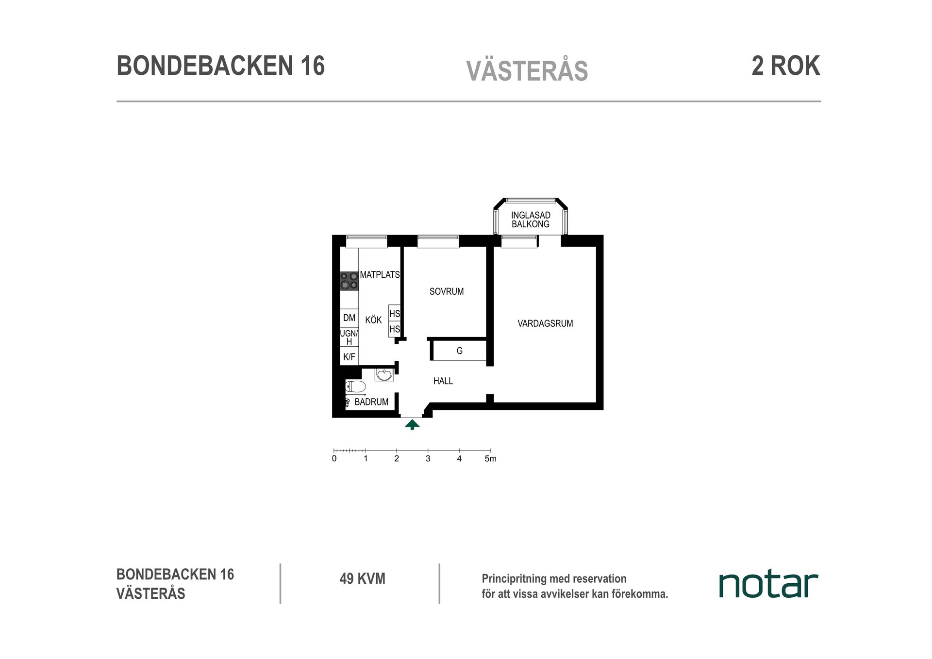 Bostadsrätt, Bondebacken 16, Västermalm, Västerås