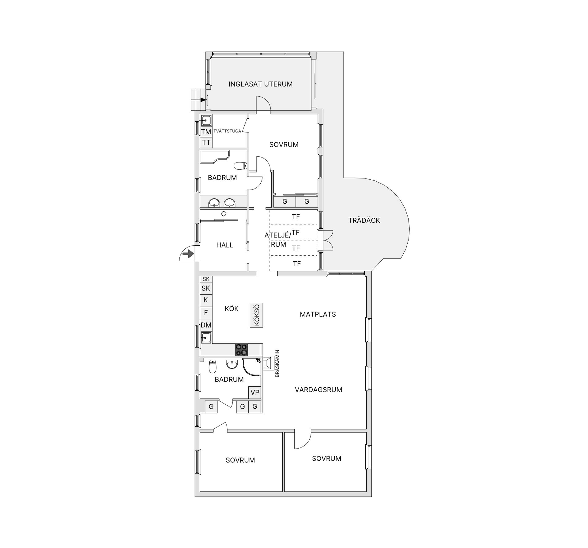Villa, Kajutvägen 2, Södra Kopparmora, Värmdö
