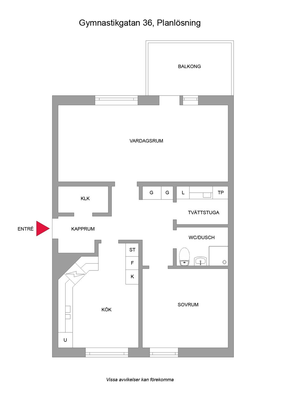 Bostadsrätt, Gymnastikgatan 36, Gamla Lasarettsområdet, Norrköping