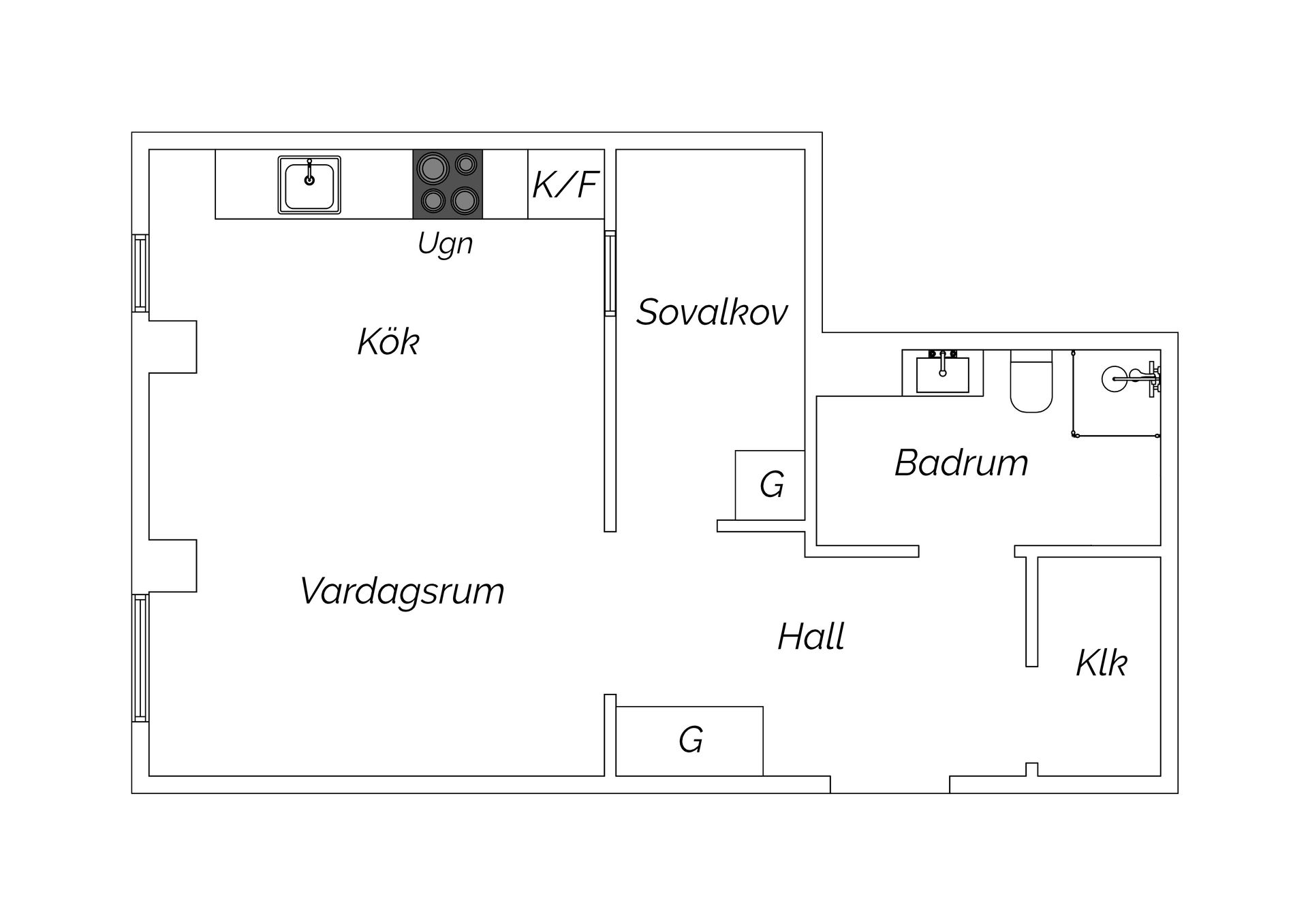 Bostadsrätt, Storgatan 68A, Sundsvall