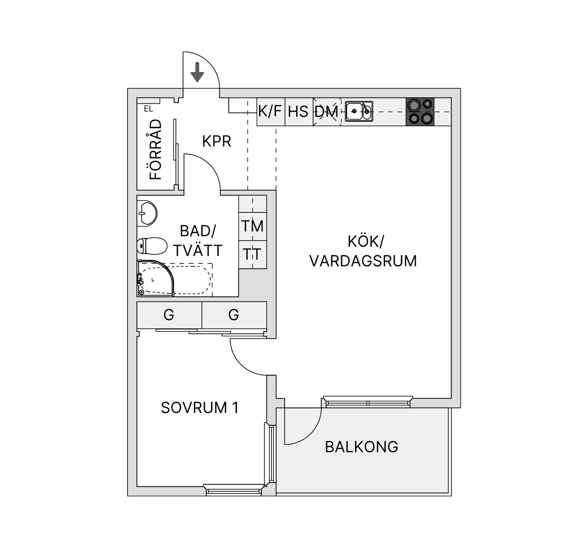 Bostadsrätt, Mariaterrassen 2, Gustavsberg Kvarnberget, Värmdö