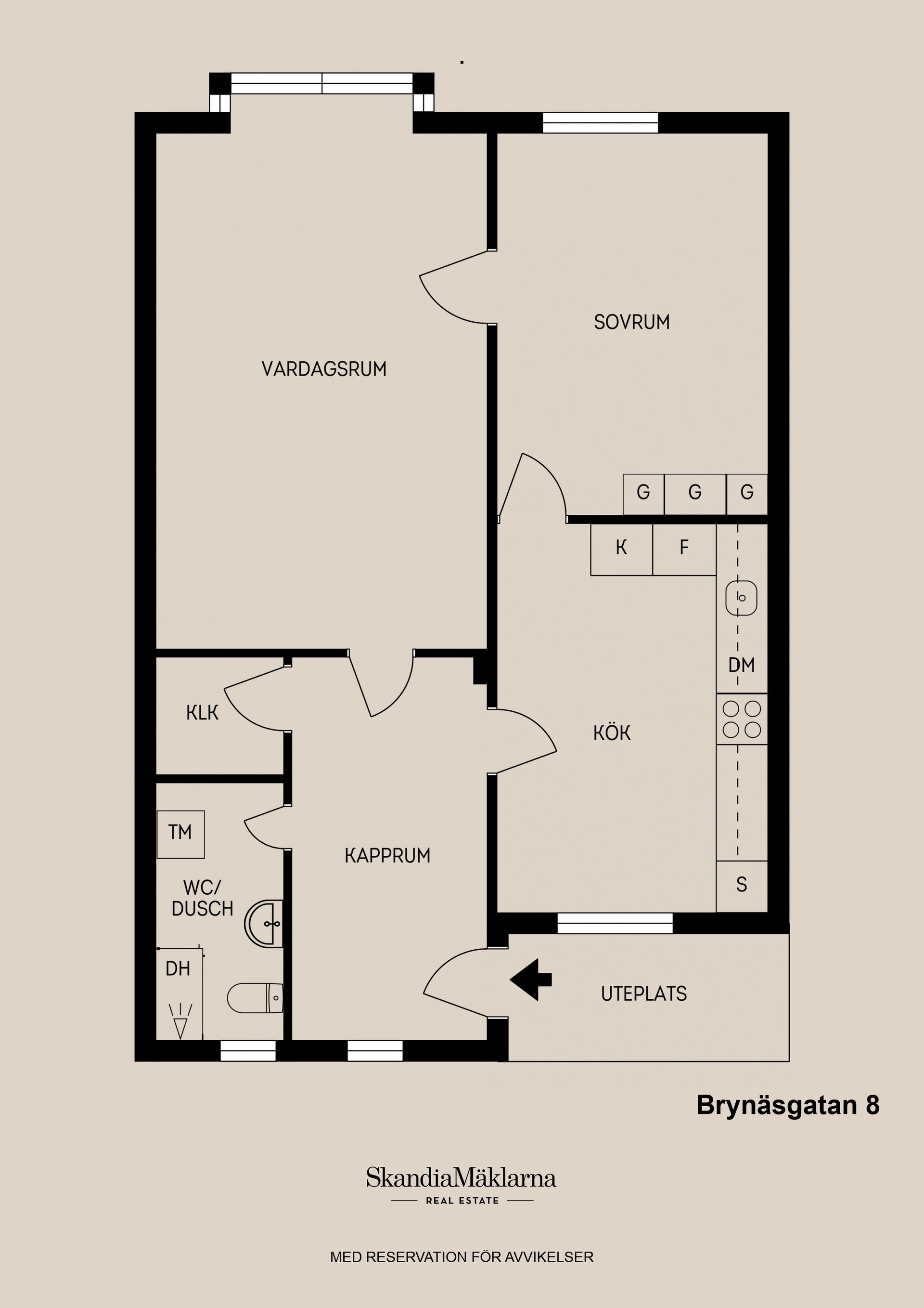 Bostadsrätt, Brynäsgatan 8, Brynäs, Gävle