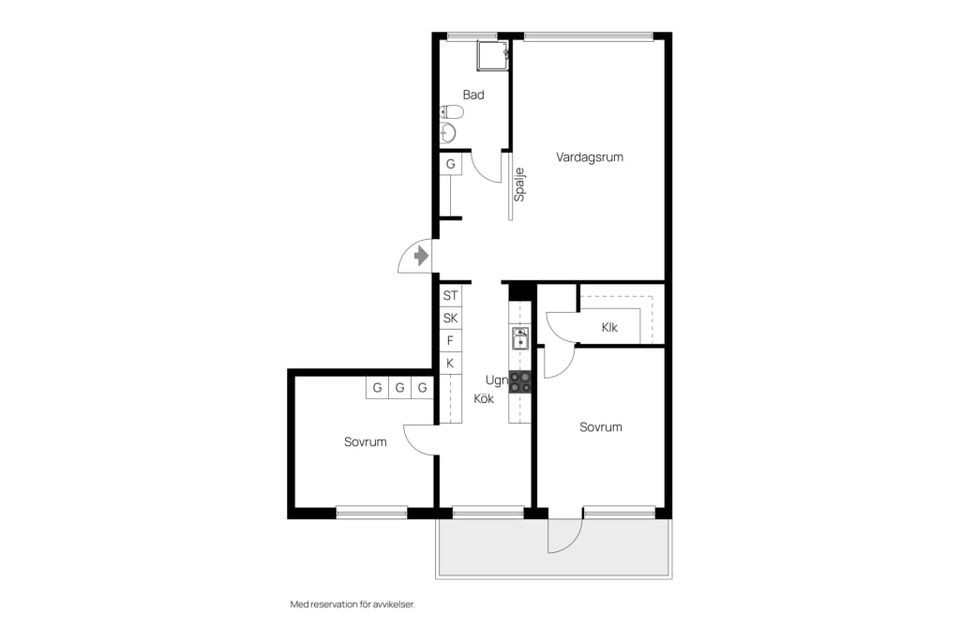 Bostadsrätt, Nackstavägen 28B, Nacksta, Sundsvall