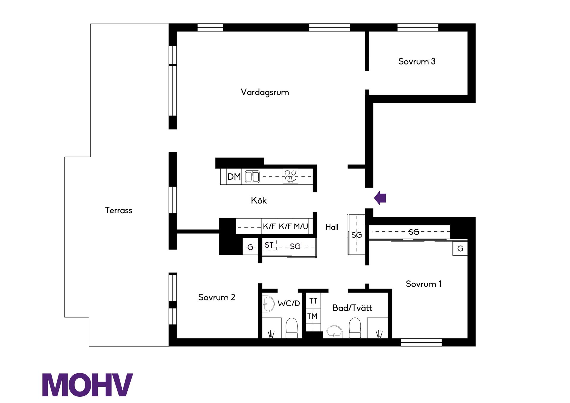 Bostadsrätt, Lillövägen 1, Åkersberga Centrum, Österåker