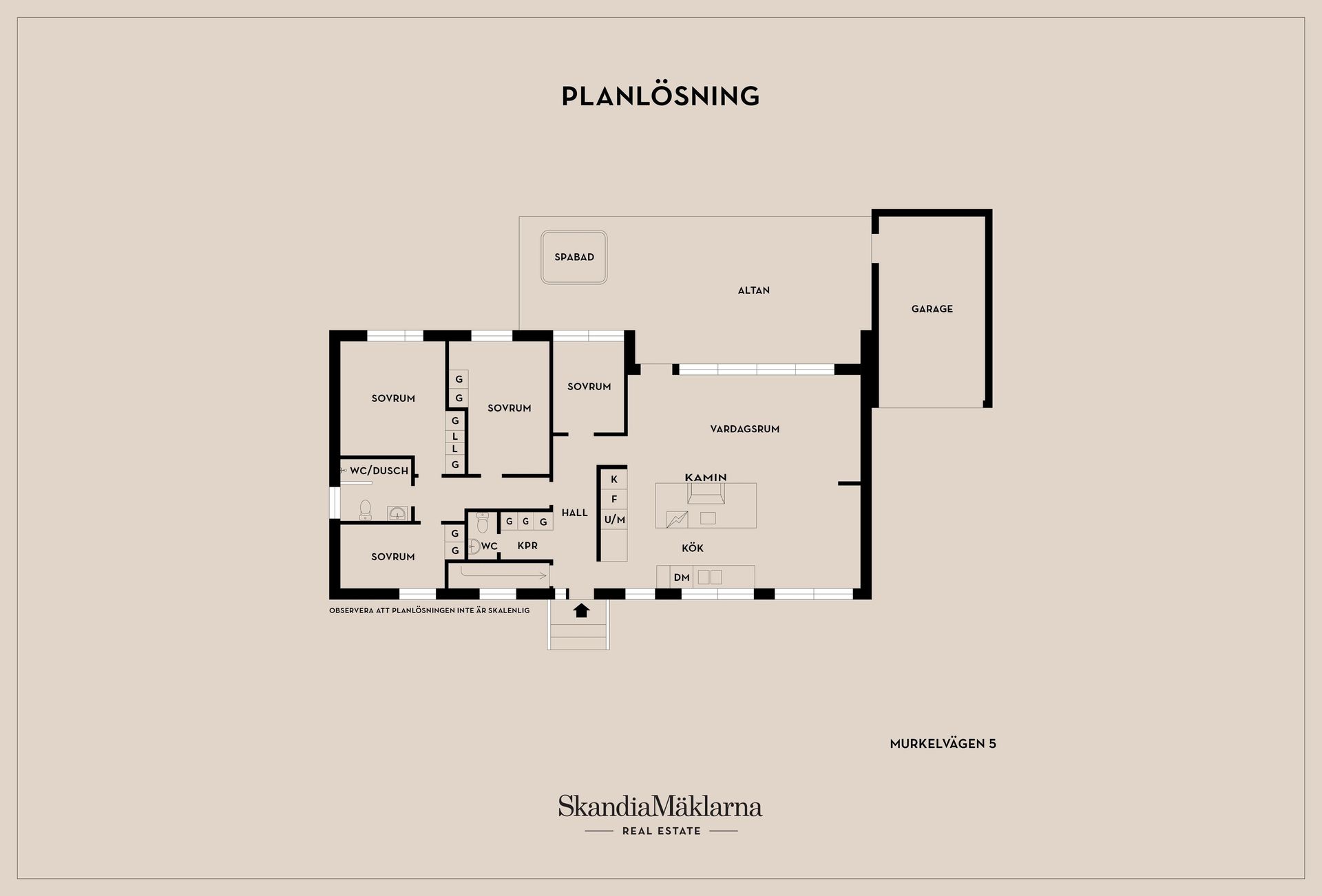 Villa, Murkelvägen 5, Skogsängen, Eskilstuna