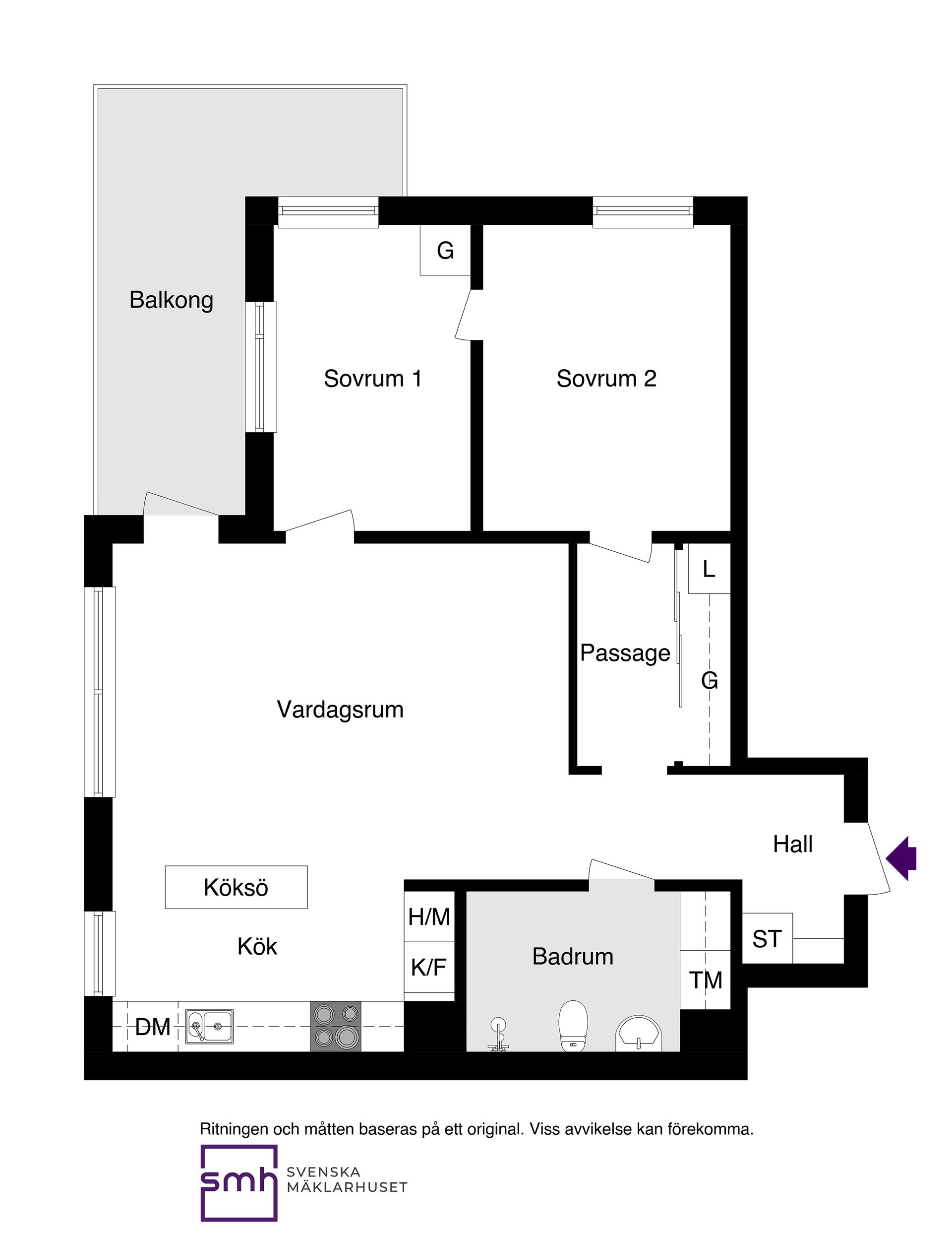 Bostadsrätt, Gulddragargränd 52, vån 6, Vällingby - Grimsta, Stockholm