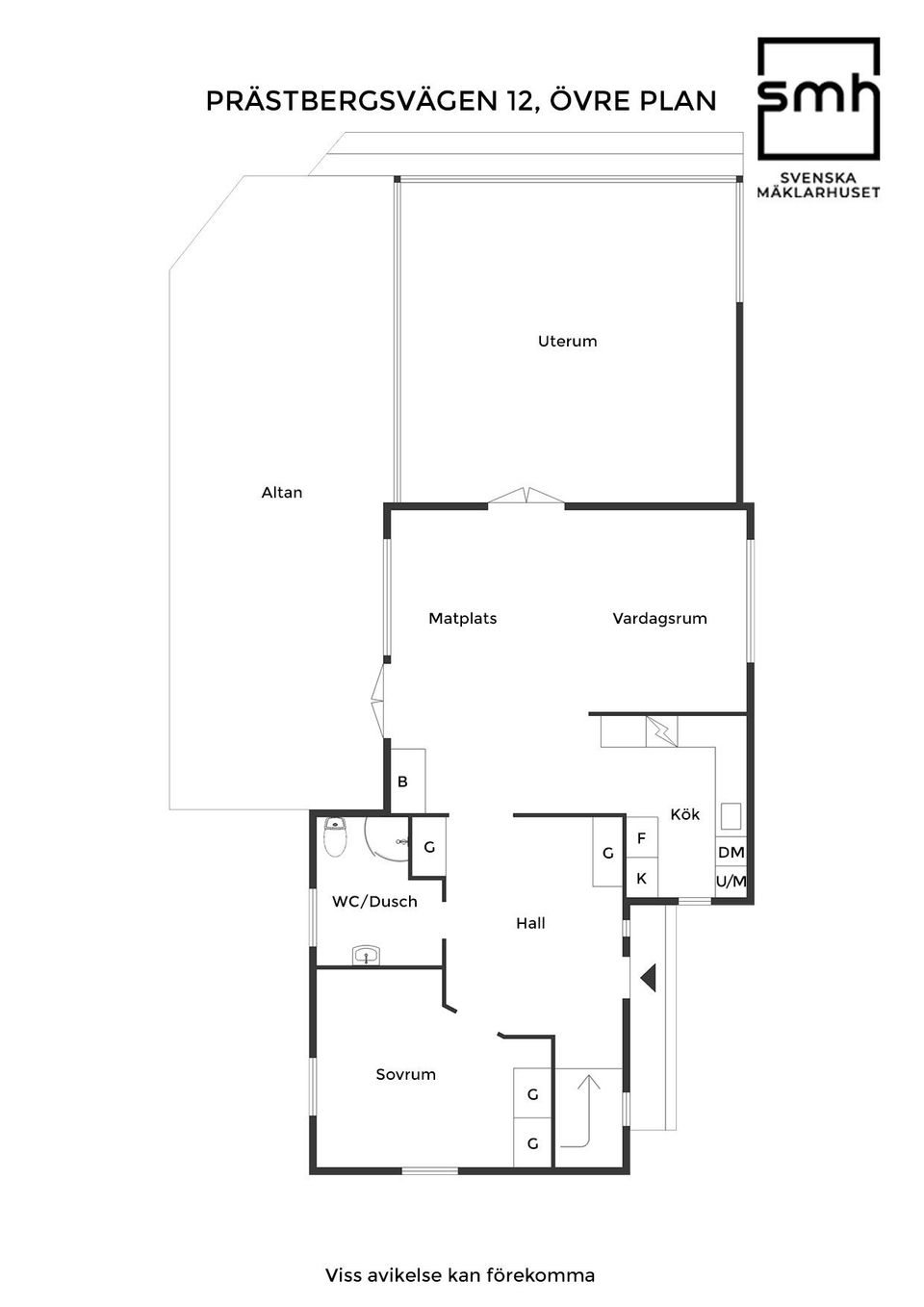Villa, Prästbergsvägen 12, Håbo-Tibble/Lövsta, Upplands-Bro