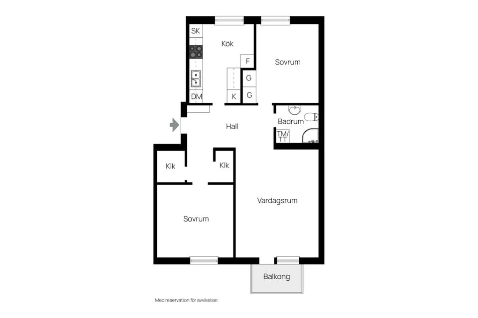 Bostadsrätt, Guldbrandsgatan 24, Trandared, Borås