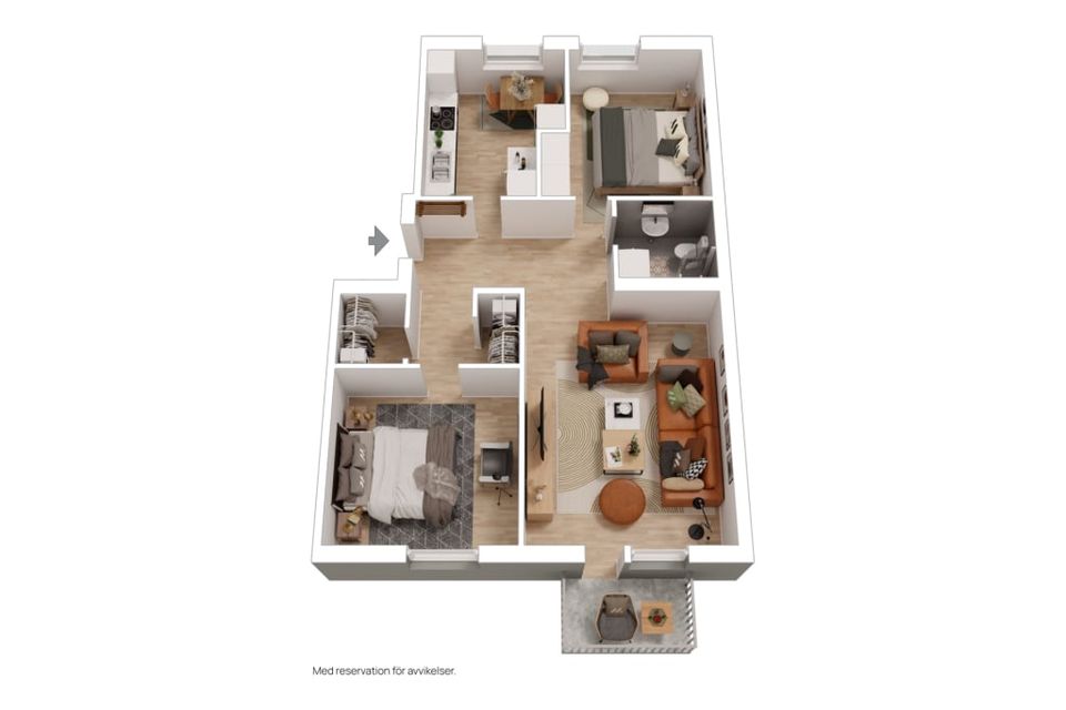 Bostadsrätt, Guldbrandsgatan 24, Trandared, Borås
